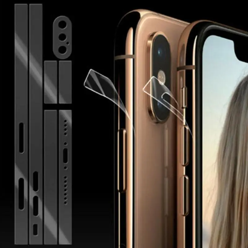 Прозрачная боковая пленка из ТПУ для телефона iphone11 Promax 8 8plus Xs XSMAX XR защитная