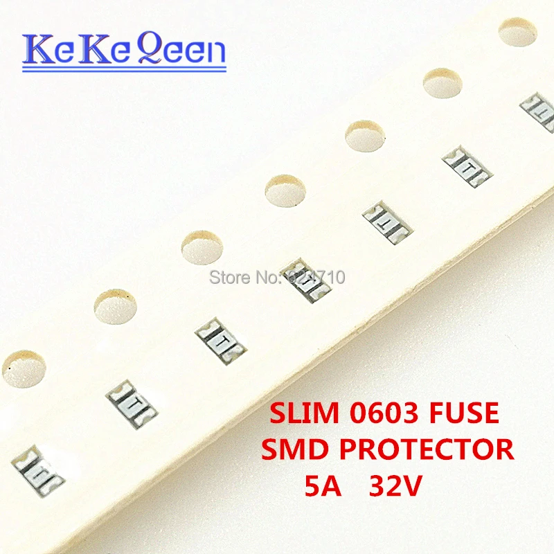 10Pcs 494 0603 0.25A 0.5A 1A 1.5A 2A 3A 4A 5A SMD Fuse 32V SMF Very Fast Acting Thin Film Chip Surface Mount 0494.500 049401.5NR