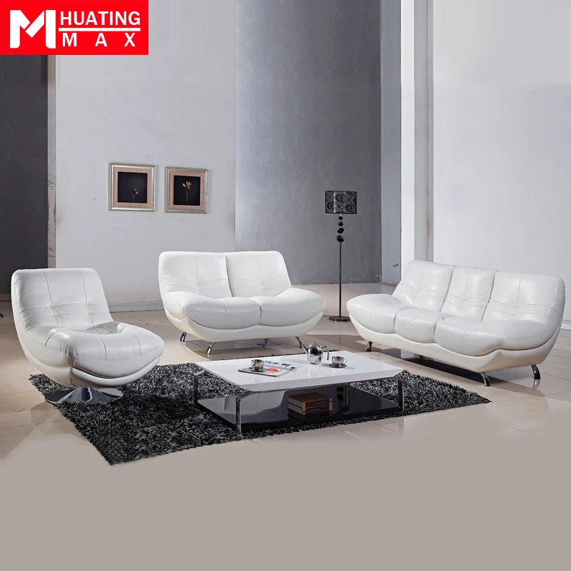 

1 Set 3 Seat First Layer Real Leather Living Room Sofa Set Corner Sofa Set With Bluetooth Speaker Function Modern Home Furniture