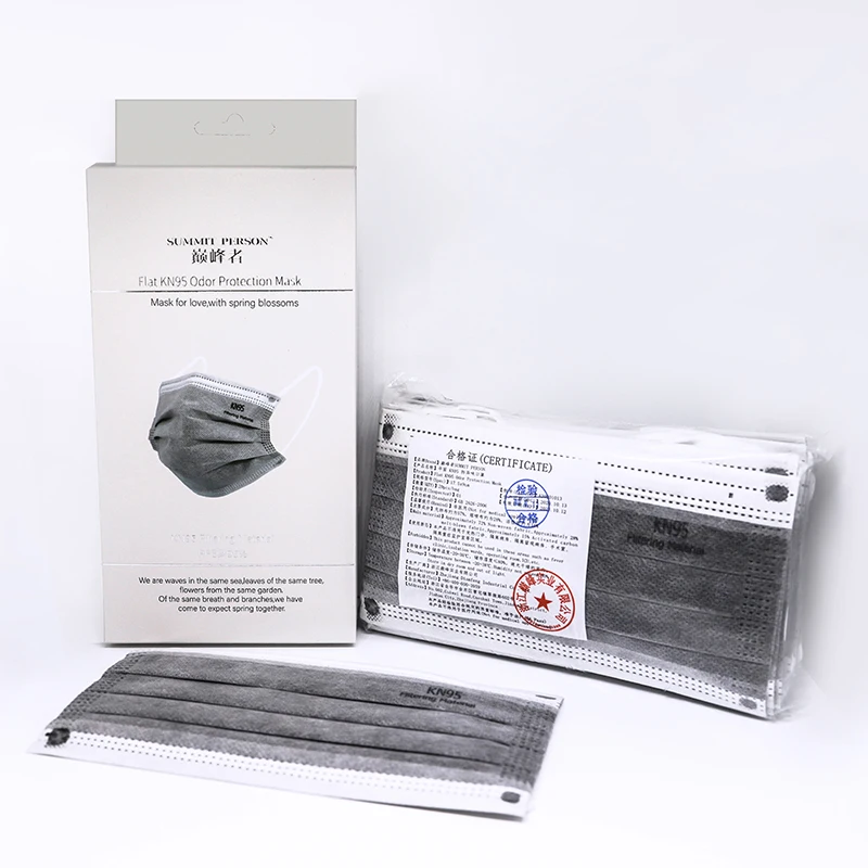 5 Layers gray Mask FFP2 KN95 Mask Protection Safety Respirator Protective Mask Anti Dust Pollution FFP3 Mask 24 hour Shipping