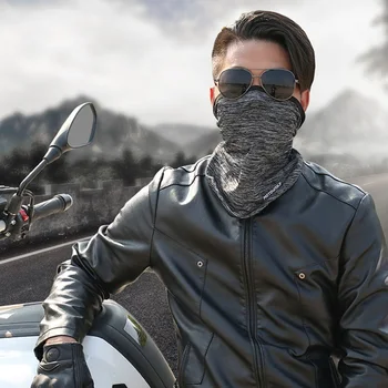 

Motorcycle Ski Face Mask For Moto Sun Helmet Windproof Breathable Full Face shield Masks For Summer Cycling Outdoor