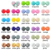 LOFCA 9mm Loose Beads 100pcs/lot Silicone Teether Round Baby Food Grade Teething Beads DIY Chewable Colorful Teething For Infant 2