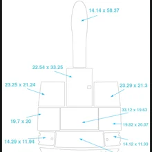 2003 Monterey Montura swim Step& Cockpit Pad лодка EVA Тиковый настил 1/" 6 мм