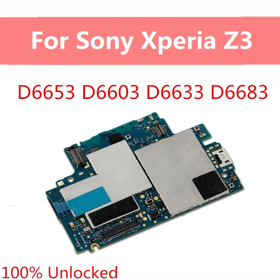 Оригинальная материнская плата для Sony Xperia Z3 D6653 D6603 D6633 D6683 полностью