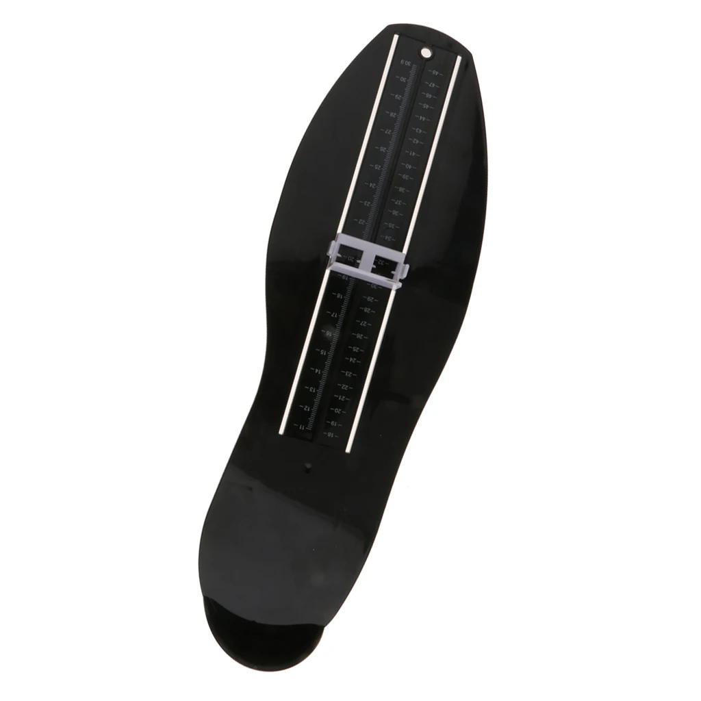 Footful Adults Foot Measure Shoes Gauge Tool Measurer for Men Women Black