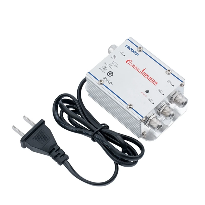 IG-Adjustable 1 в 3 Out Catv кабель ТВ сплиттер усилитель 20Db цифровой ТВ антенна усилитель сигнала ТВ усилитель 45-860Mhz Amplifie