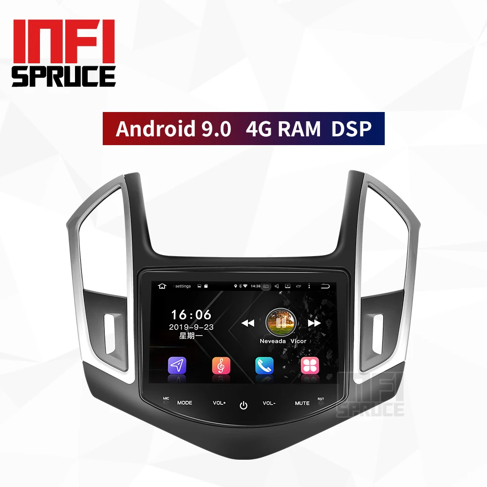 Android 9 0 автомобильный dvd проигрыватель с gps для Chevrolet Cruze 2013 2014 2015 Все гольфкарты
