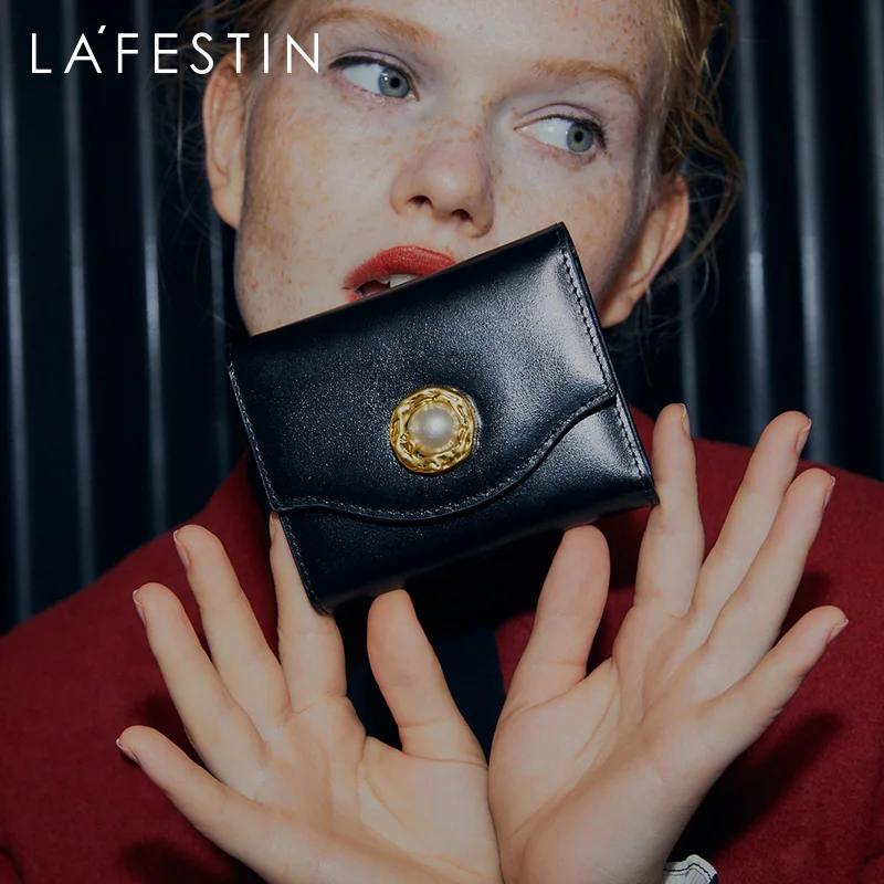 LA FESTIN дизайнерский 2021 новый модный трехскладной Кошелек для монет с отделением