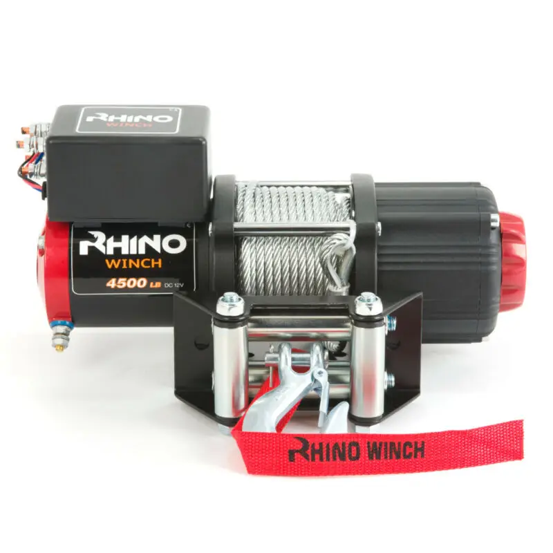 electric winch 12V 4500lb remote control set heavy duty ATV trailer high strength steel electric winch