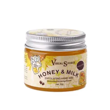 

50g Milk Honey Hand Mask Hand Wax Moisturizing Whitening Hand Skin Care Exfoliating Calluses Hand Film Hands Care Mask Cream
