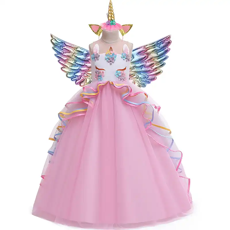 vestido de unicornio para festa