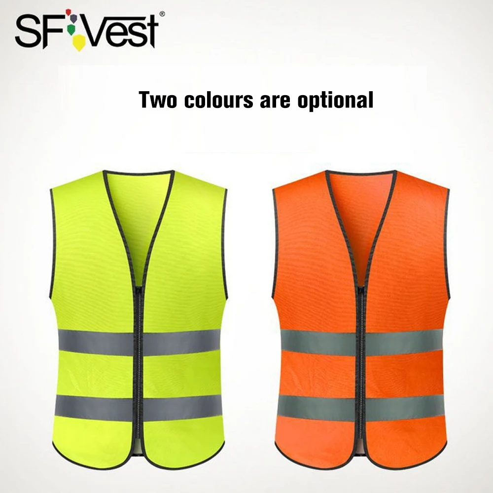 

SFVest High Visibility Reflective Safety Vest Workwear Working Clothes Reflective Vest Security Clothing Safety Waistcoat