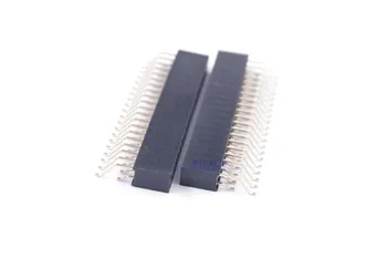 

10 pcs 40 Pin 2.54 mm Pitch 2x20 Header Pin Female Receptacle Socket Right Angle Surface Mount PCB Solder 90 Degree SMT