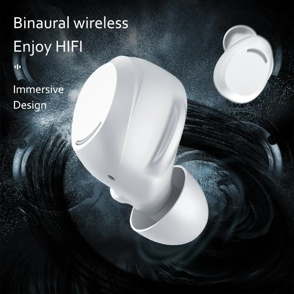 U6 для iPhone X XR Samsung беспроводные наушники настоящие Bluetooth наушник 3D стерео звук с