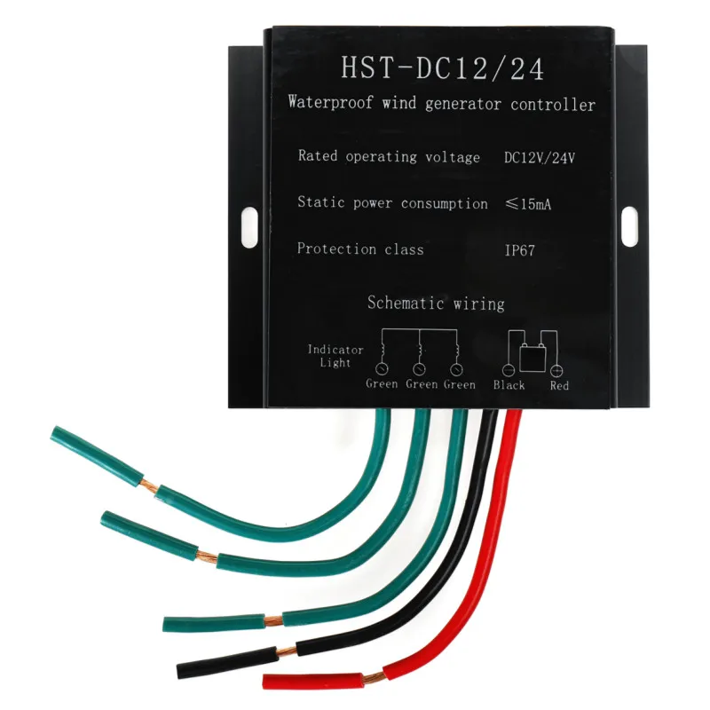 6000W-8000W DC 12V/24V Wind Turbines Generator Charge Controller Waterproof Battery Charge Controller Regulator