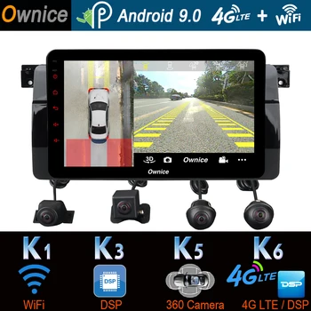 

1din 360°Camera 4G SIM Android 9 4+64G SPDIF DSP CarPlay Car Multimedia Player for BMW 3 Series E46 M3 Rover 75 MG ZT GPS Radio