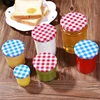 Glass Jars Canning Jars With Red Lids for Jam, Honey, Wedding Favors, Shower Favors, Baby Foods, DIY Magnetic Spice Jars 1