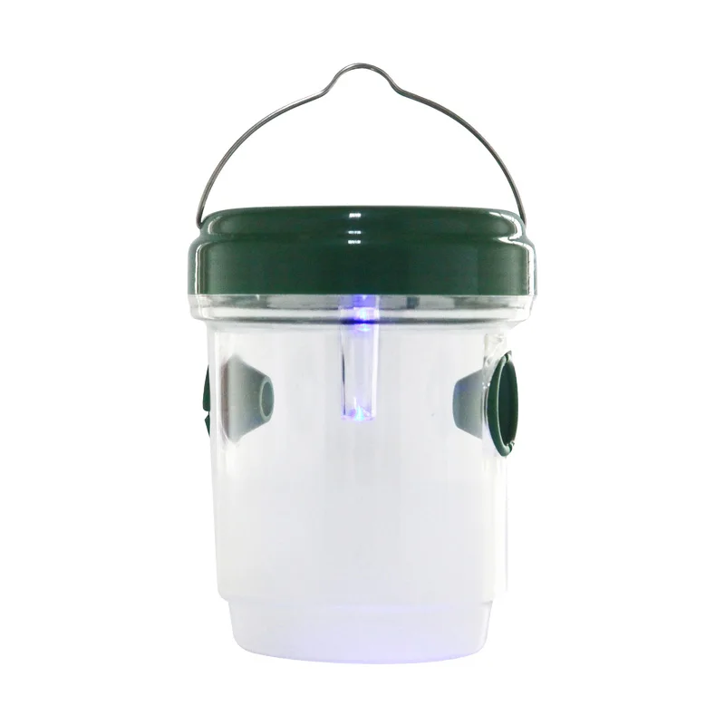 

Wasp Trap Catcher With Solar Powered Reusable Ultraviolet LED Light For Bees Fly Bugs J99Store