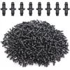 Garden Irrigation 1/4" Hose Double Barb Micro Flow Drip System Straight Barbed Connector 4/7mm Tubing Coupling Dripper Fitting 1