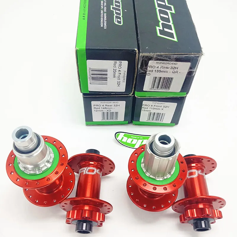 Передняя Ступица Hope Pro4 32H QR 110x1 5 мм/100x15 мм задняя 142x12 мм/Boost 148x12 мм/XD ковка из