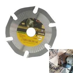 125 мм 6T круговой пильный диск Мультитул шлифовальный станок диск карбид наконечник резьбы по дереву дисковые резьба Дисковые Лезвия для