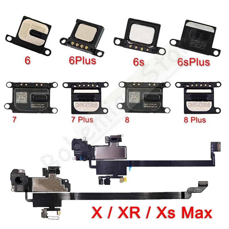 Оригинальные передние Наушники Flex для iPhone 6 6s 7 8 Plus X Xs Max XR 5 5S SE 2020 дюйма наушники