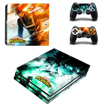 

My Hero Academia Style Skin Sticker for PS4 Pro Console And Controllers Decal Vinyl Skins Cover YSP4P-3272