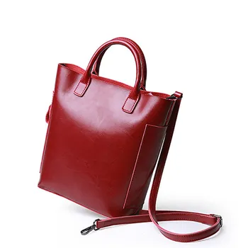 

Women Handbags 2020 Genuine Leather Woman Shoulder Messenger Bags Large Shopper Bag Ladies Women Bag Bucket Fashion tote Handbag