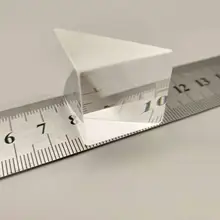 Светильник с прямым углом Призма оптическое стекло K9 полированное с обеих сторон, светильник для обучения рефракции лабораторное оборудование