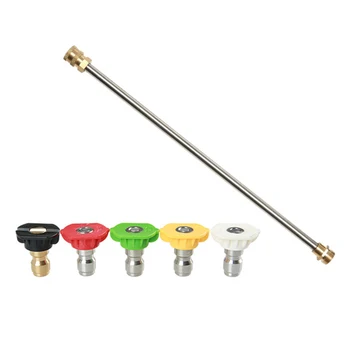 

High Pressure Water Washer 3000 PSI Washer Spray Wand Lance & Nozzle Tips M22 Car Watering Spray Sprinkler Cleaning Tools