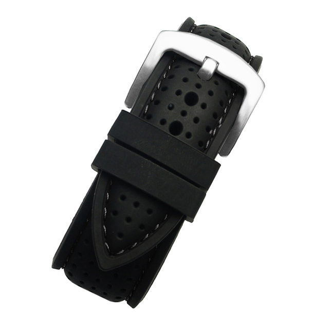 Ademende Siliconen Sport Band Voor Huawei Samsung Horlogeband 20 Mm 22 Mm Rubber Strap Voor Mido- T-issot O-Mega Accessoi