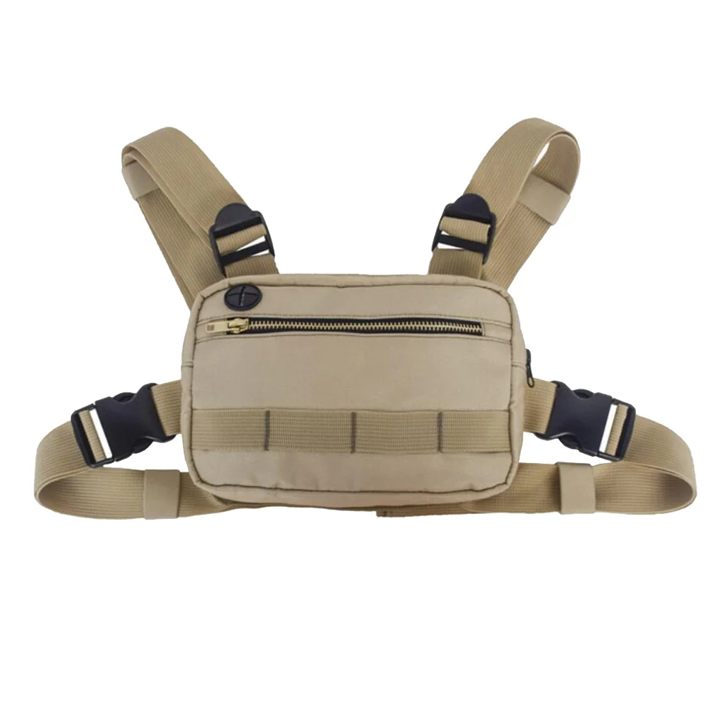 Hunting Vest Bags Tactical Molle Pouch Utility Gadget Holder Multifunctional Shoulder Waist Packs Shooting Large Capacity | Спорт и