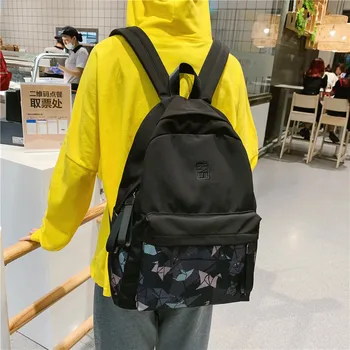 

2020 Women Canvas Backpacks Korean College Student School Bags for Teenage Girls Large Capacity Laptop Backpack Mochila Feminina