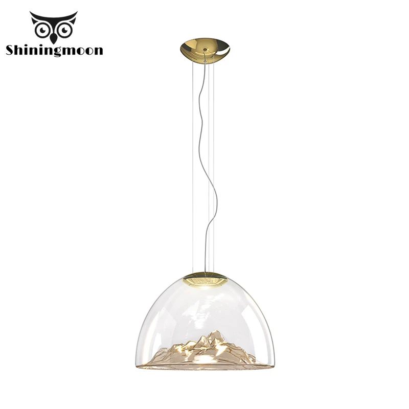 

Nordic Gold Glass Pendant Lights Modern Home Decor Clothing Store LED Pendant Lamps Restaurant Bar Cafe Shop Lighting Fixtures