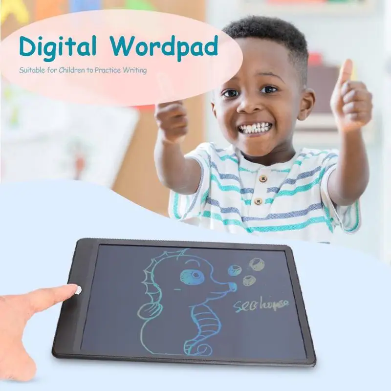 10 дюймов цифровой Цвет Экран планшет Для Рисования Дети ЖК-дисплей записи Графика доска для рукописного ввода графической информации Pad подарки