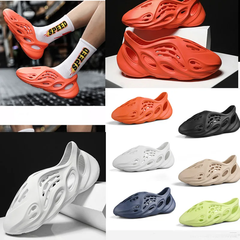 Vendedor Caliente Nueva moda Unisex Kanye las mujeres de corredor verano Coco agujero hombres deslizante Casual sandalias de playa zapatos de tamaño del Euro 36-47 oRK6rdEdZ