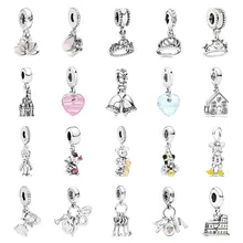 PDB DZ 11 романтическая женщина 925 Серебряная подвеска Принцесса Корона чайная проволока Ограниченная серия подвеска на 90-летие