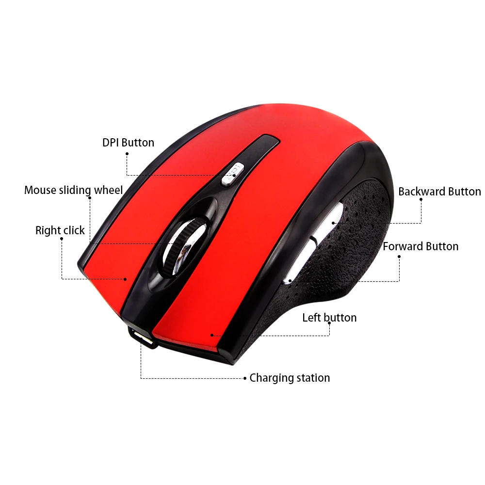 Беспроводная мышь Bluetooth BT 3 0 перезаряжаемая эргономичная компьютерная игровая