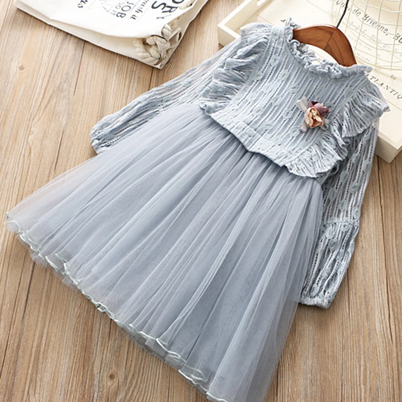 Новые детские платья для девочек; вечерние платья-пачки для маленьких девочек; платье для крещения; осенняя одежда с цветочным принтом для дня рождения; Vestido