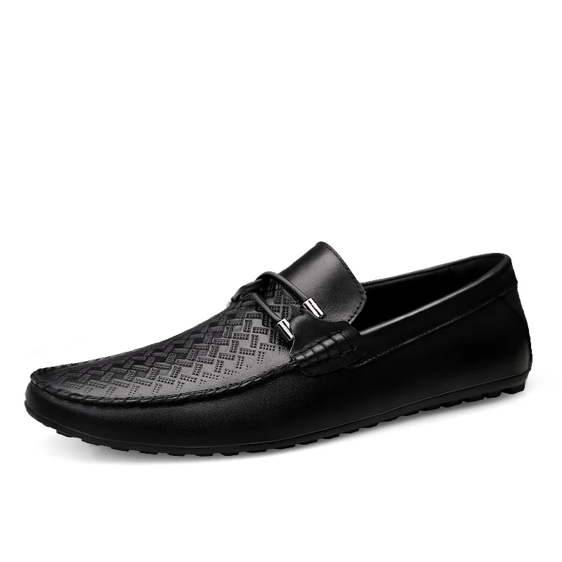 

Penny Loafers Men Casual Shoes Luxury Designer Genuine Leather Man Moccasins Slip On Flats Mens Driving Shoes Sapato Masculino