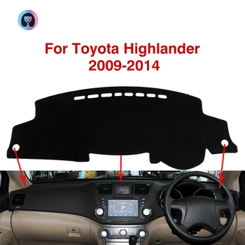 

For Toyota Highlander Anti-Slip Mat Dashboard Cover Pad Flannel Sunshade Dashmat Carpet Car Accessories 2009-2014 2010 2011 2012