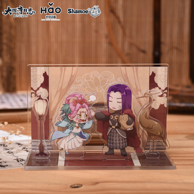 White Cat Legend Acrylic Stand up Riser Stand design Stand Figure animation brand combination set