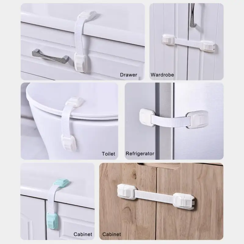 New Child Safety Lock Multi-Function Long Enhanced Version Of The Drawer Anti-Clip Cabinet Refrigerator Protection | Мать и ребенок