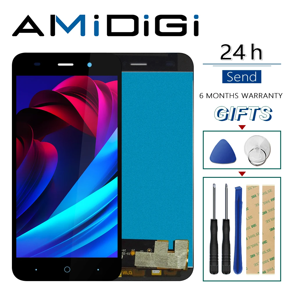 ЖК дисплей для ZTE Blade X7 D6 V6 Z7 сенсорный экран дигитайзер запчасти телефона T660 T663 с