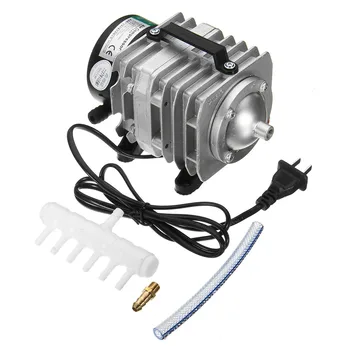 

220V 45W 70L/min Electromagnetic Air Compressor Pump Aquarium Fish Pond Oxygen Compressor Hydroponic Air Aerator ACO-318 Pump