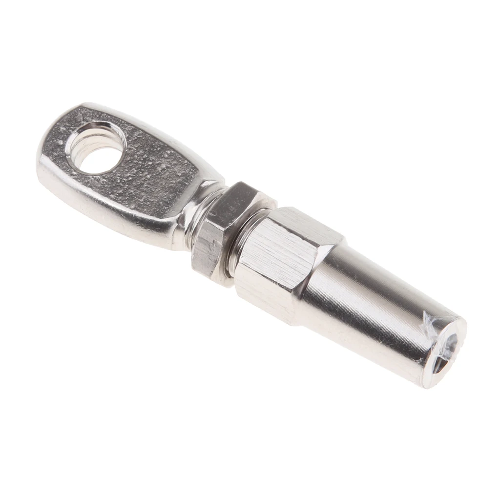 3MM Stainless Steel Wire Ropes Swageless Eye Terminal End Compression