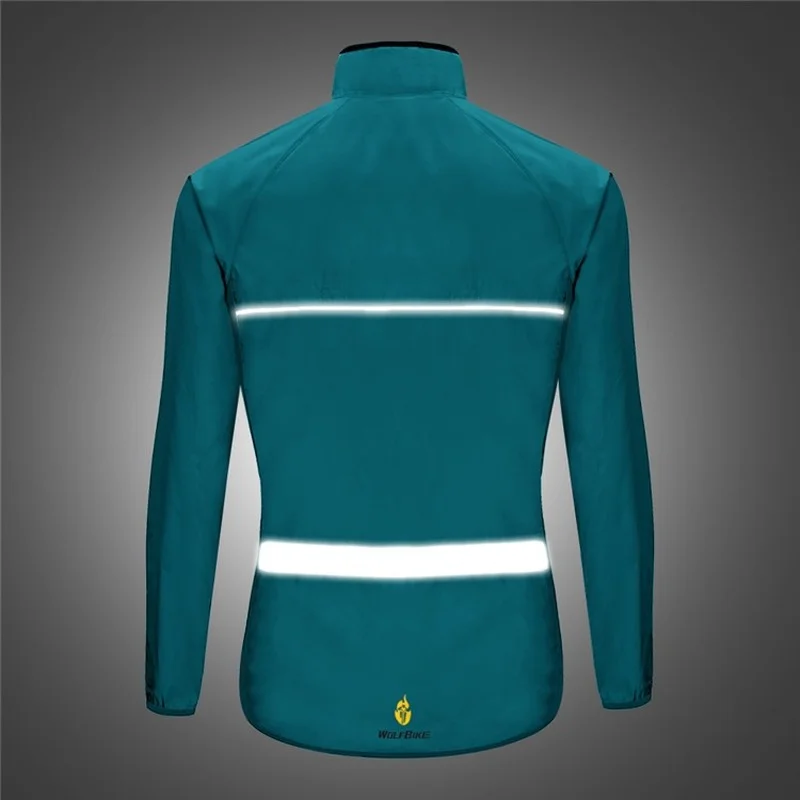 Ultralight Men Women Reflective Cycling Bike Jacket Men Women MTB Sports Jacket Windproof Waterproof Bicycle Wind Windbreaker