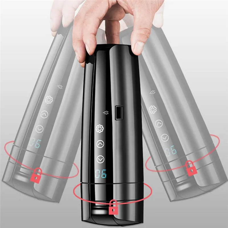 Boiling Mugs Adjustable Temperature Car Heating Cup 12v Water Heater Bottle Portable Vehicle Electric Kettle For Coffee Tea Milk