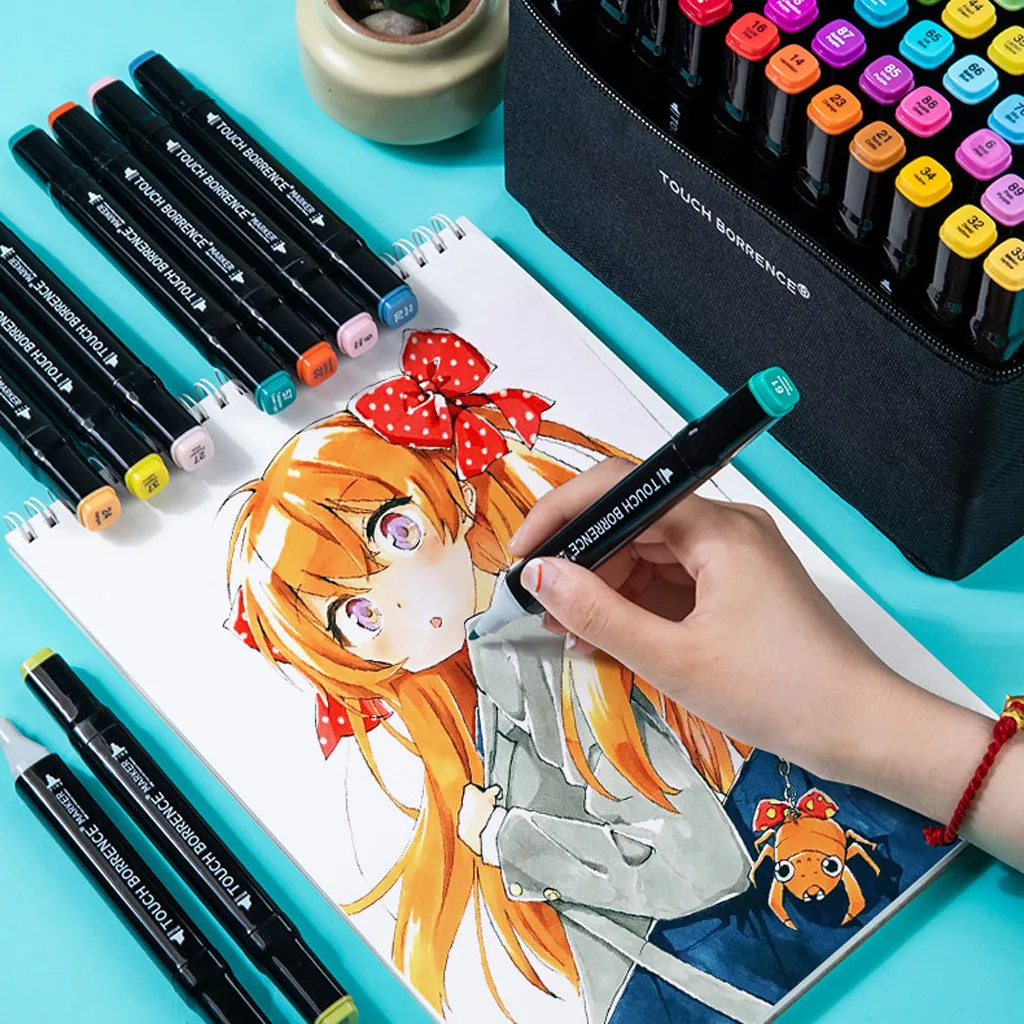 

80 Colors Office School Refills Markers Watercolor Gel Pen Replace Supplies School Student Office Writing Tool