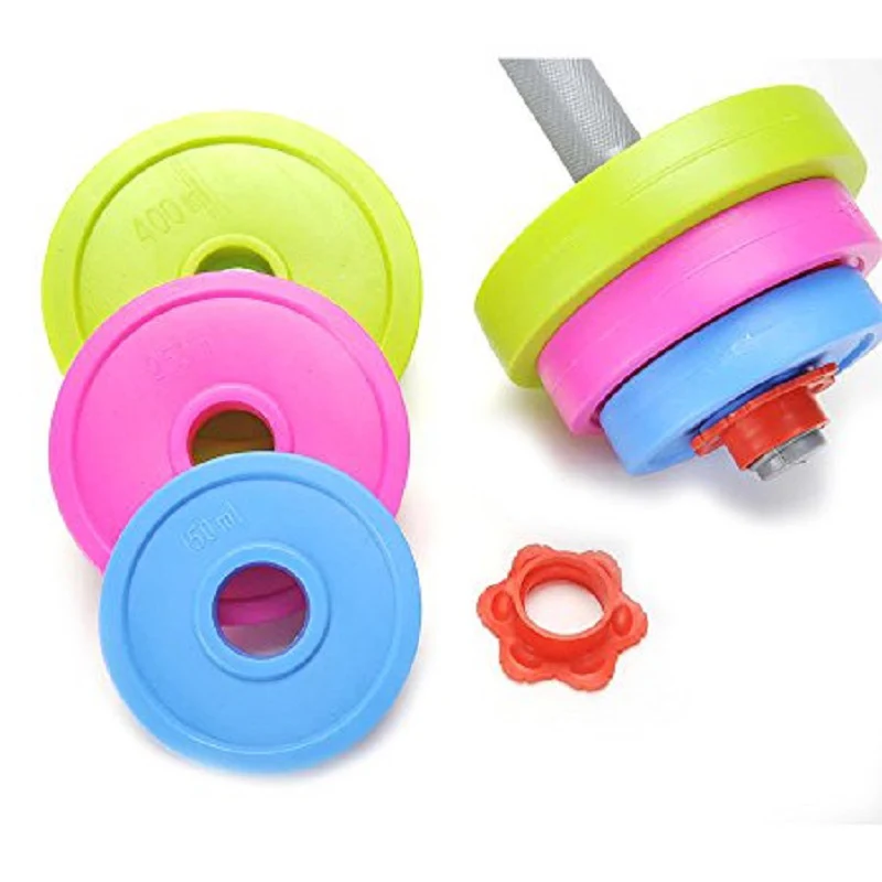 Children's Dumbbell Toy Sensory Training Equipment Children's Weightlifter Kids Toys Barbell Toy Set Dumbbell Set